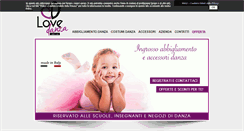 Desktop Screenshot of lovedanza.com